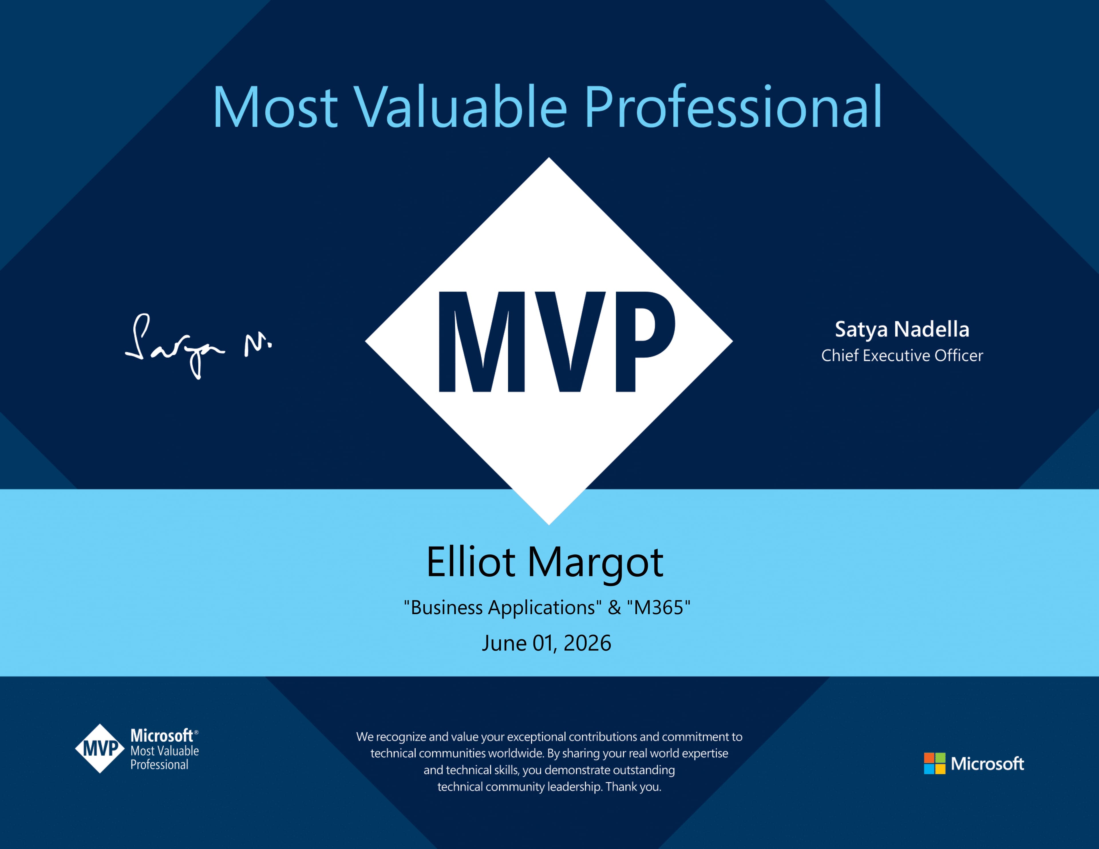 Microsoft MVP - M365 Copilot & Copilot Studio